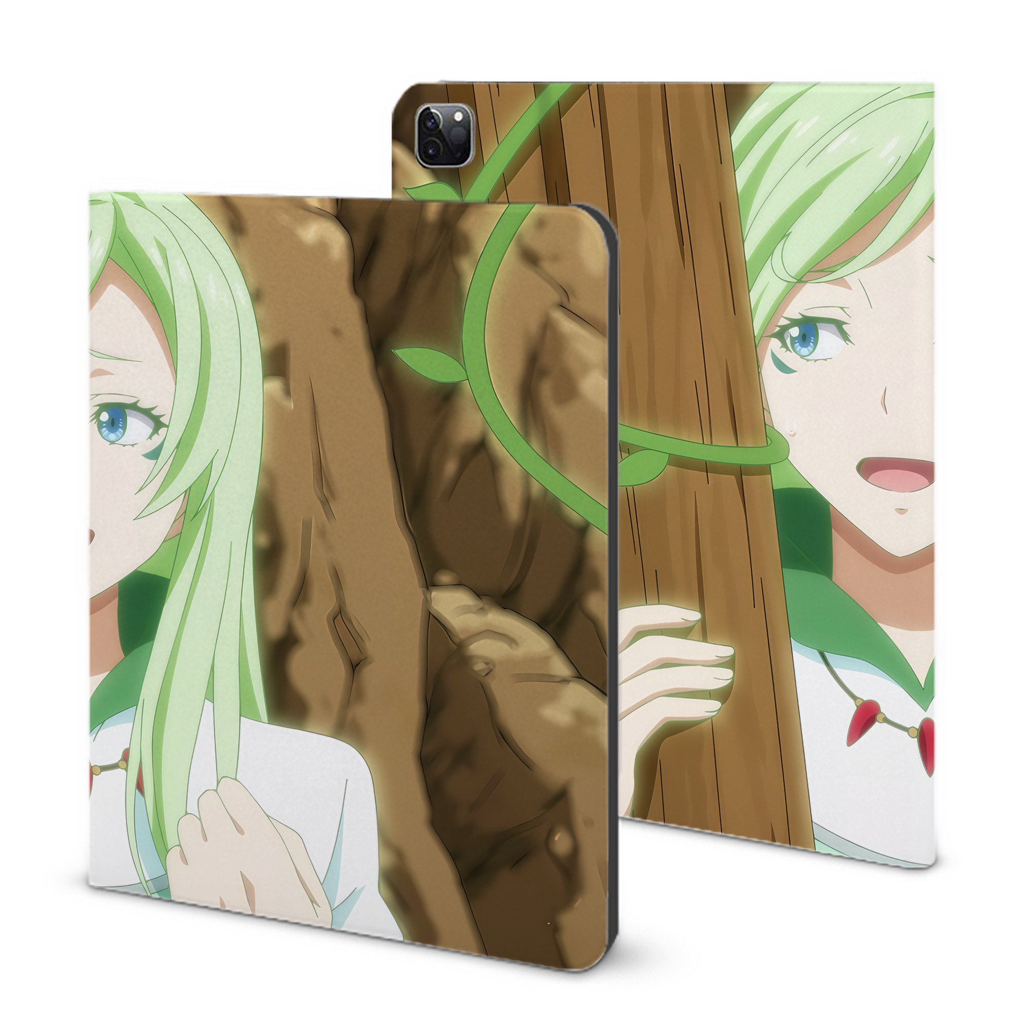 （画像用） 転スラ Regarding Reincarnated to Slime IPad ケース ブック型 PUレザー TPU 耐衝撃 軽量 薄型 ペン収納なし 全面保護 IPad 各モデル対応